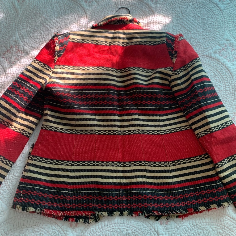 Stylish Red and Black Women's Jacket - Picture 8 of 8